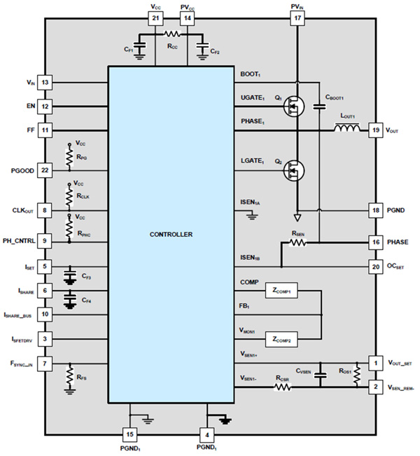 ISL8200 VRM module Intersil ISL8200 VRM module